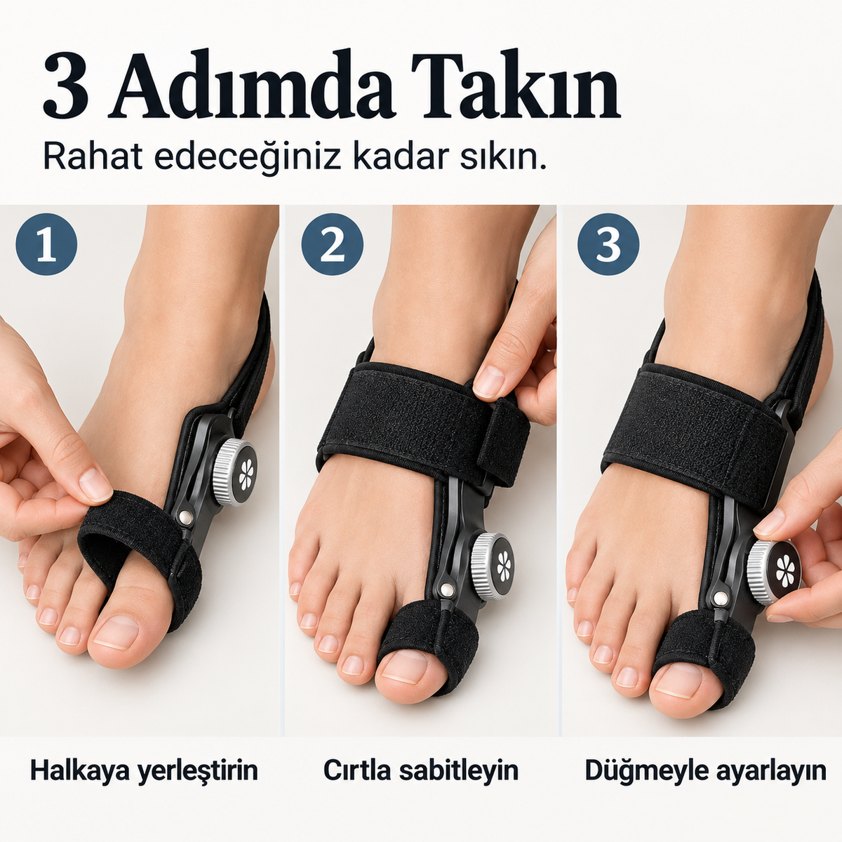 Ayak Baş Parmak Kemik düzeltici (hallug valgus)